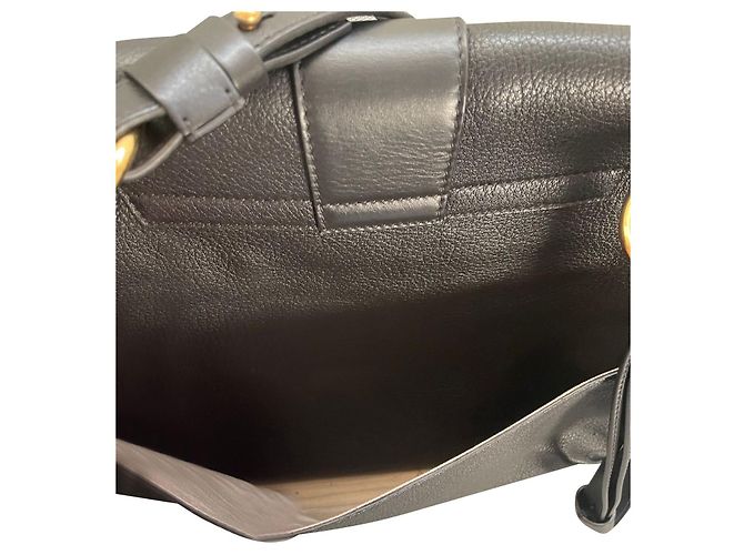 Chloé Borsa a tracolla piccola Chloe Lexa in pelle nera - vista 19