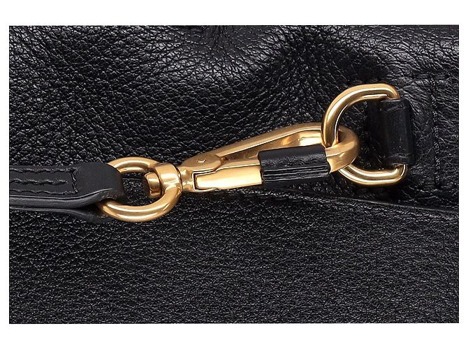 Chloé Borsa a tracolla piccola Chloe Lexa in pelle nera - vista 6