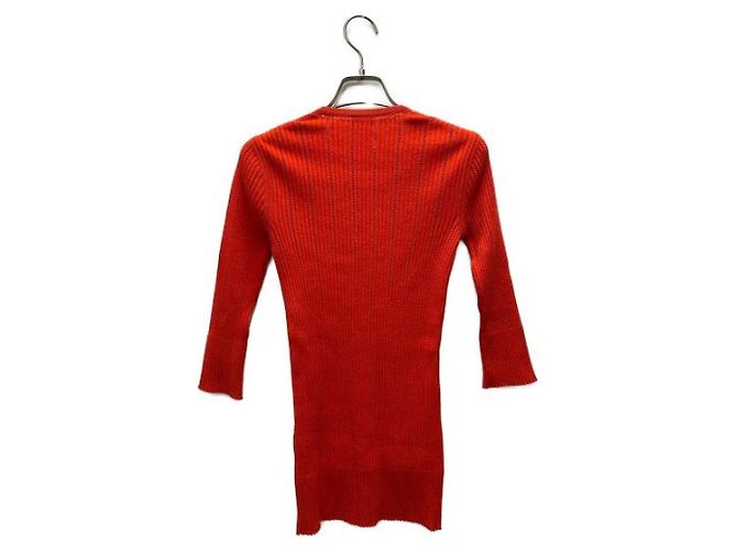 *** Configuración de cárdigan de canalé CHANEL Roja - vista 3