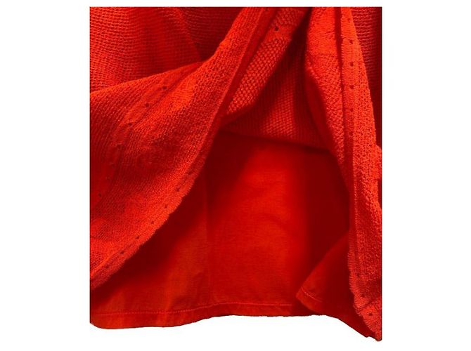 *** Configuración de cárdigan de canalé CHANEL Roja - vista 8