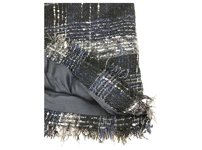*** Terno de tweed CHANEL Azul marinho - vista 10