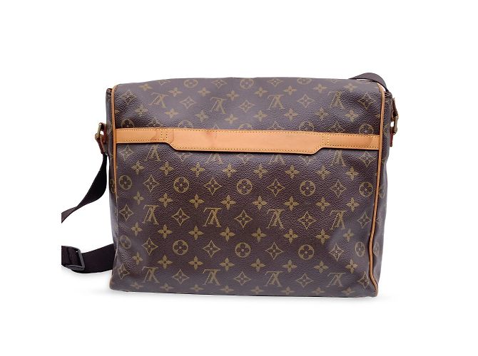 Borsa a tracolla Louis Vuitton Abbesses Messenger GM Marrone - vista 3