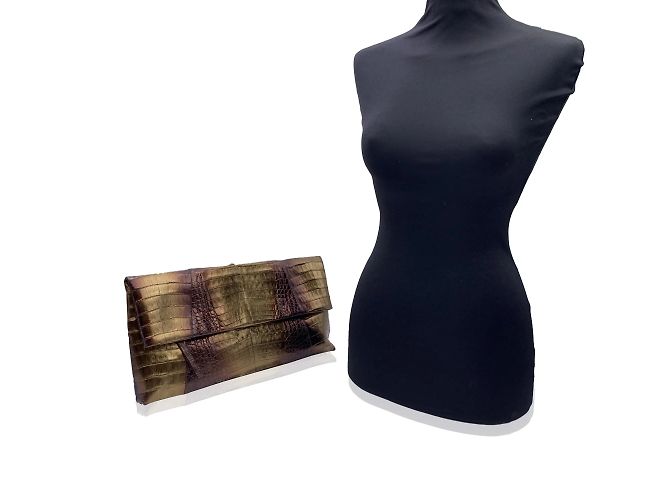 Nancy Gonzalez Clutch-Tasche - Golden - Ansicht 2