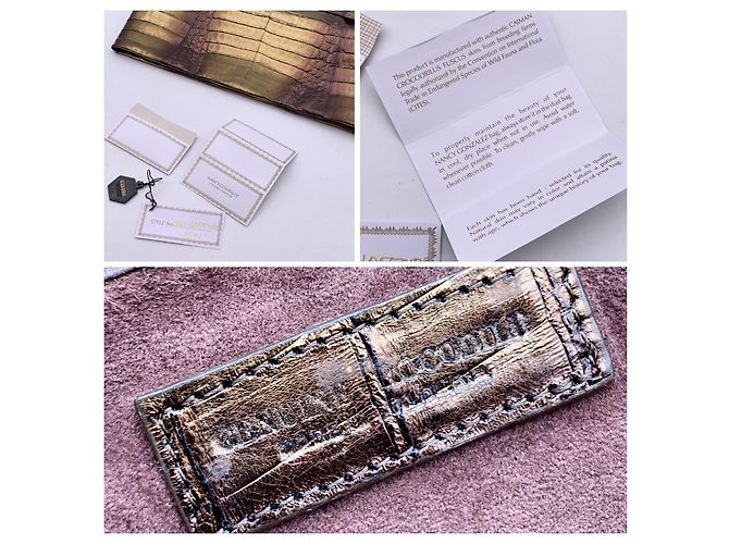 Nancy Gonzalez Clutch-Tasche - Golden - Ansicht 4