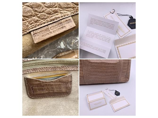 Borsa Nancy Gonzalez - Beige - vista 4