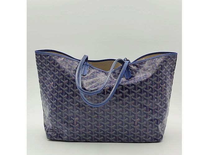 Goyard Borsa Goyard Shopping Saint Louis PM blu - vista 3