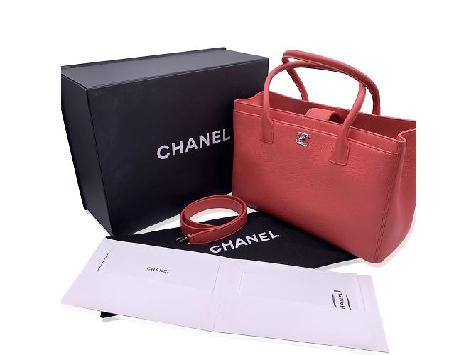 Borsa tote Chanel Executive Rosa - vista 2