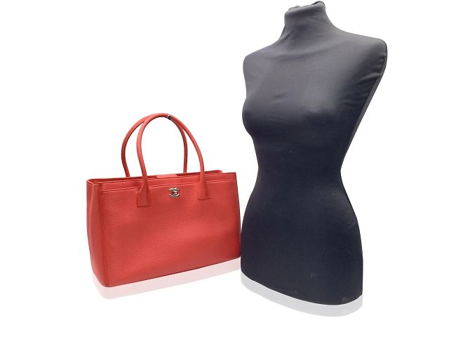 Borsa tote Chanel Executive Rosa - vista 3