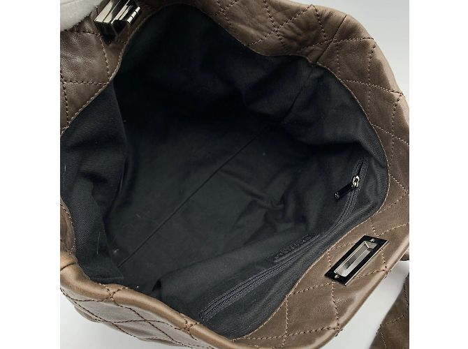 Mademoiselle Sac cabas Chanel Huit Noeuds Marron - vue 6