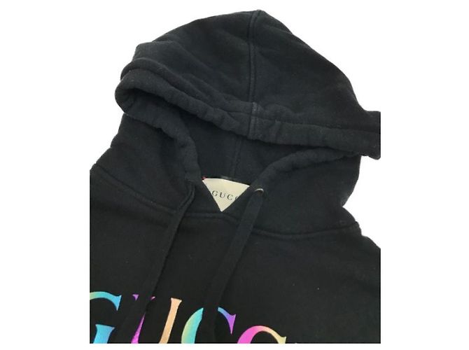 ***Sudadera con capucha y logo de GUCCI Aurora Negro - vista 3