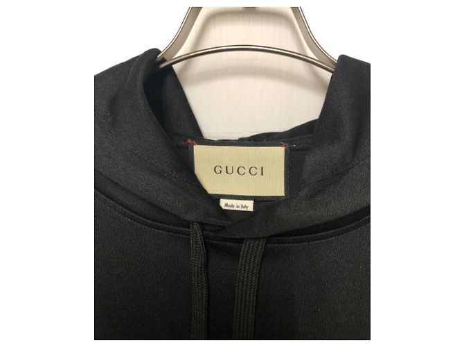 ***Felpa pullover in jersey tecnico GUCCI Nero - vista 3