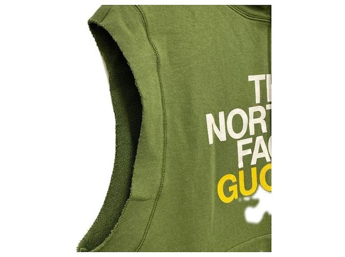 ***Ärmelloser Kapuzenpullover von THE NORTH FACE x GUCCI Grün - Ansicht 5