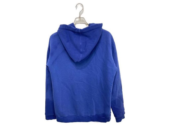 ***Felpa con cappuccio reversibile GUCCI Interlocking G Blu - vista 2