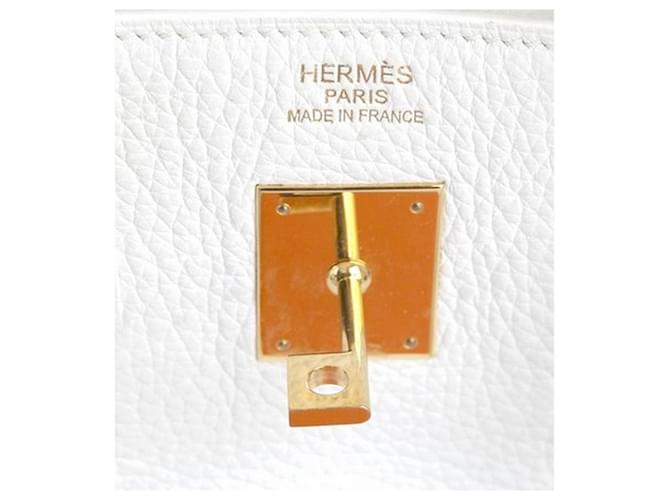 Haut à courroies Hermès Hohe Gürtel Weiß - Ansicht 6