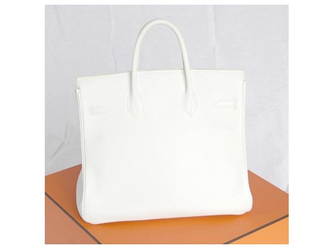 Haut à courroies Hermès Hohe Gürtel Weiß - Ansicht 9