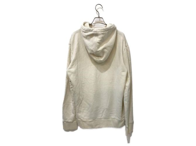 ***GUCCI Vintage verarbeiteter Kapuzenpullover mit altem Logo-Print Beige - Ansicht 2