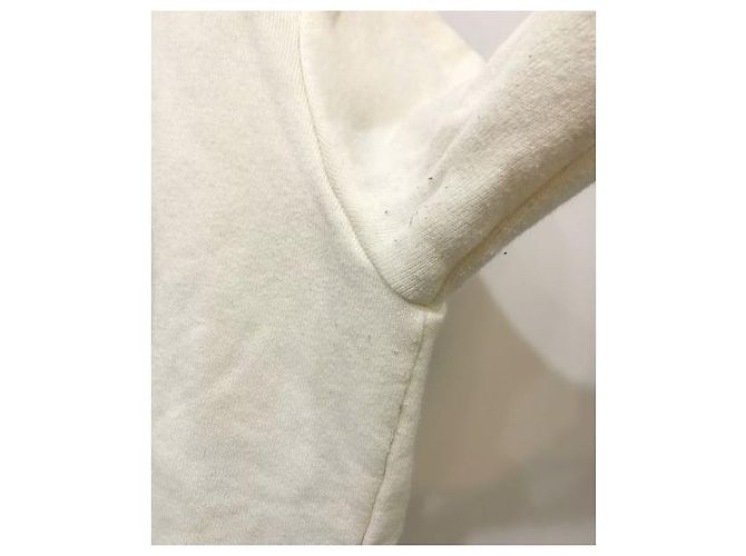 ***GUCCI Vintage verarbeiteter Kapuzenpullover mit altem Logo-Print Beige - Ansicht 4