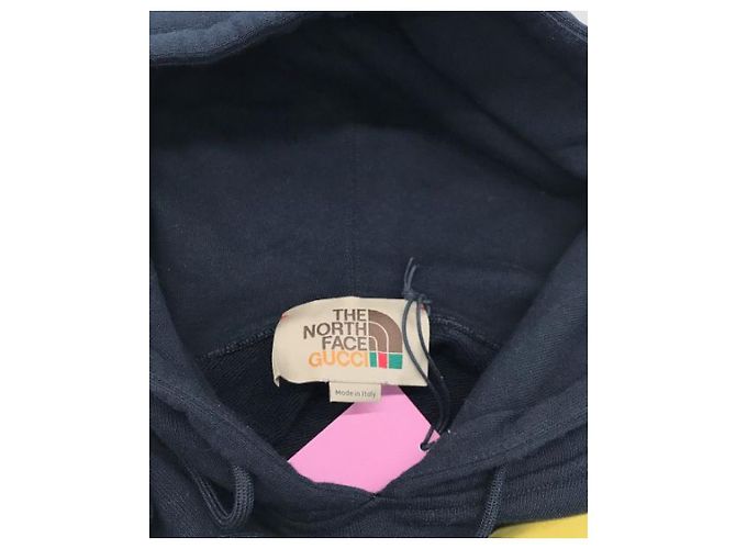***GUCCI × THE NORTH FACE Kapuzenpullover mit Logo-Print vorne Schwarz - Ansicht 6