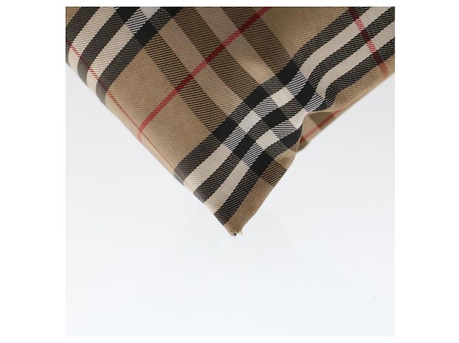 BURBERRY Nova Check Bolso de mano Nylon Beige Auth ep1099 - vista 14