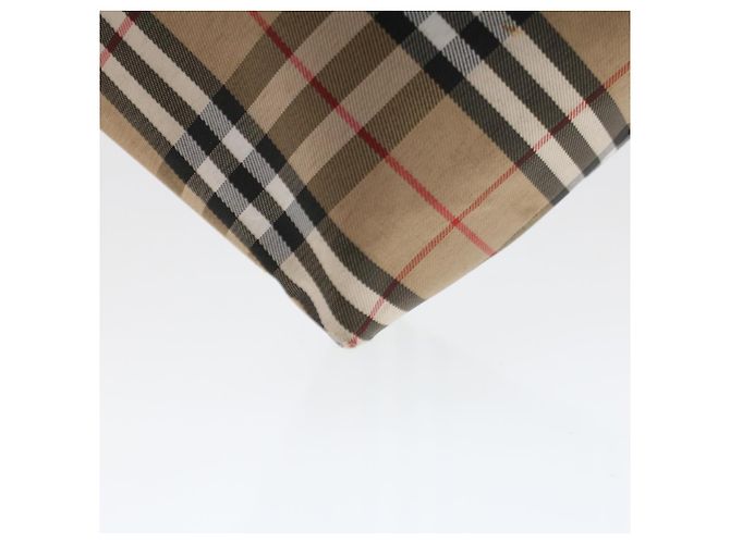 BURBERRY Nova Check Bolso de mano Nylon Beige Auth ep1099 - vista 15