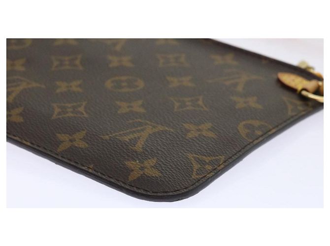 LOUIS VUITTON Monogram Neverfull MM Pouch Accessory Pouch Mimosa LV Auth ep1100 - view 16