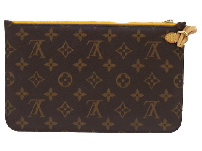 LOUIS VUITTON Monogram Neverfull MM Pouch Accessory Pouch Mimosa LV Auth ep1100 - view 2
