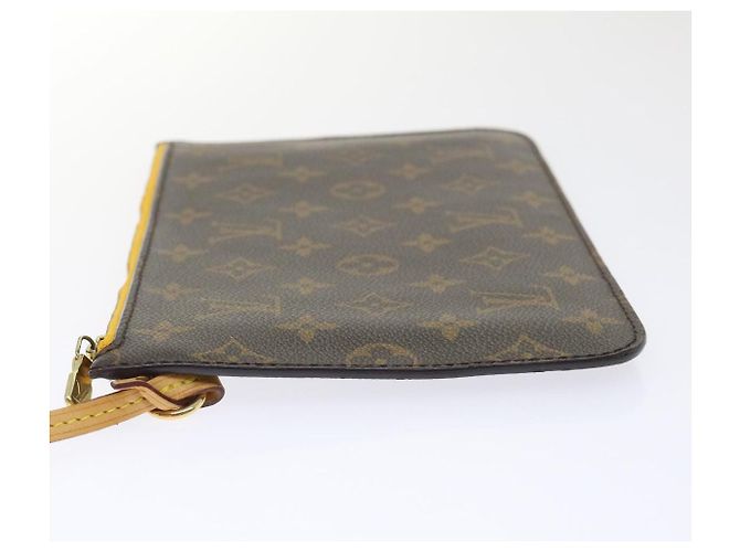 LOUIS VUITTON Monogram Neverfull MM Pouch Accessory Pouch Mimosa LV Auth ep1100 - view 3