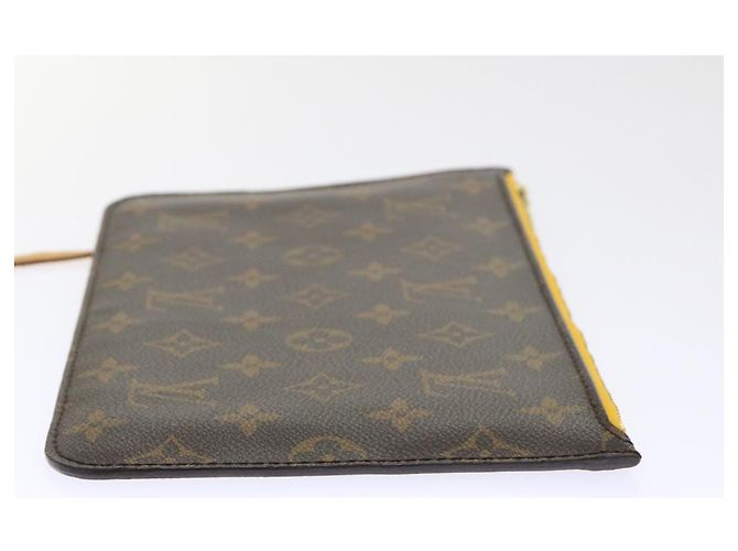 LOUIS VUITTON Monogram Neverfull MM Pouch Accessory Pouch Mimosa LV Auth ep1100 - view 4