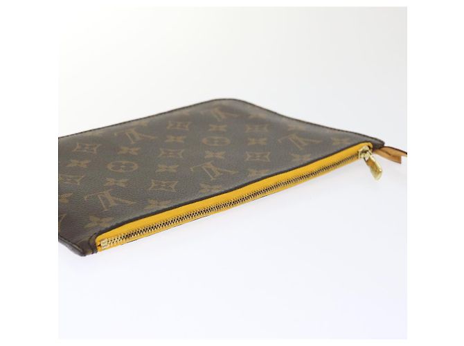 LOUIS VUITTON Monogram Neverfull MM Pouch Accessory Pouch Mimosa LV Auth ep1100 - view 6