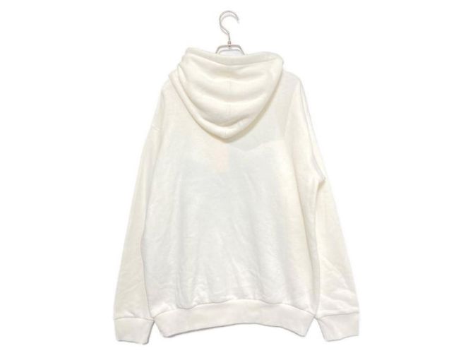 ***Felpa con cappuccio con logo GUCCI x adidas Bianco - vista 2