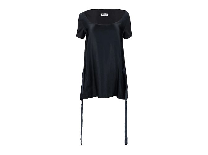 Maison Martin Margiela MM6 Top largo con lazo de Maison Margiela Negro - vista 2