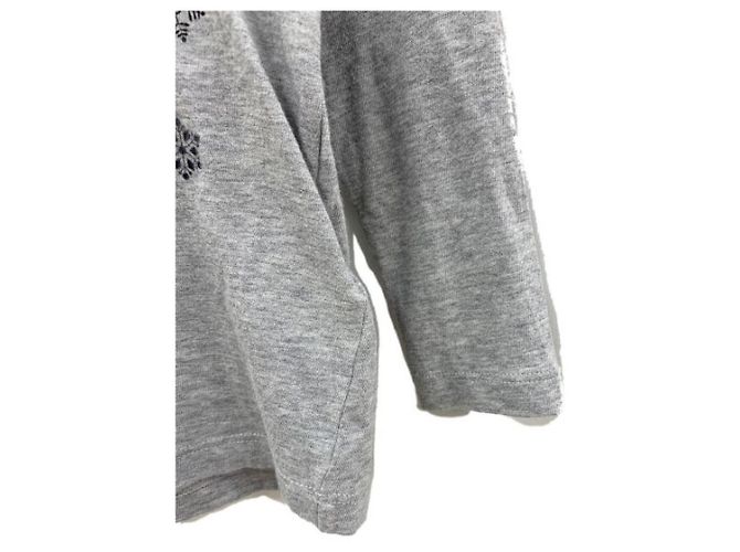 Sweat à capuche Gucci gris en coton garçon - vue 4