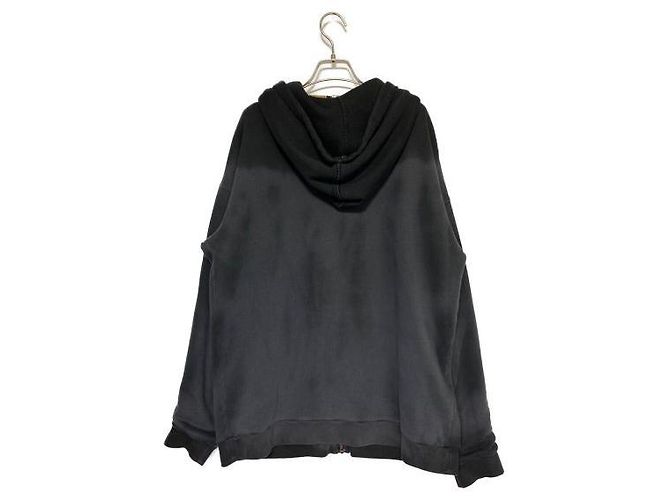 ***Felpa con zip e stampa GUCCI GG Grigio - vista 2
