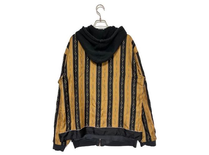 ***Felpa con zip e stampa GUCCI GG Grigio - vista 4