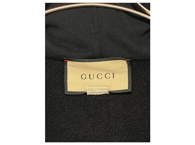 ***FELPE CON ETICHETTA GUCCI WEB E GUCCI Nero - vista 3