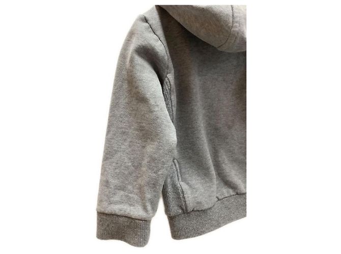 *** Sweat à capuche GUCCI Sherry Line Gris - vue 6