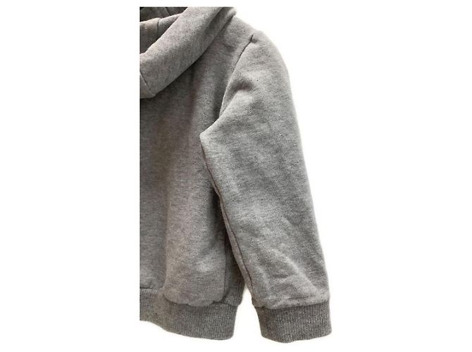 *** Sweat à capuche GUCCI Sherry Line Gris - vue 9