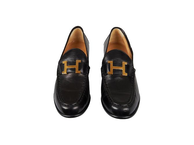 Hermès Constance Leather Heel Pumps  Black - view 2