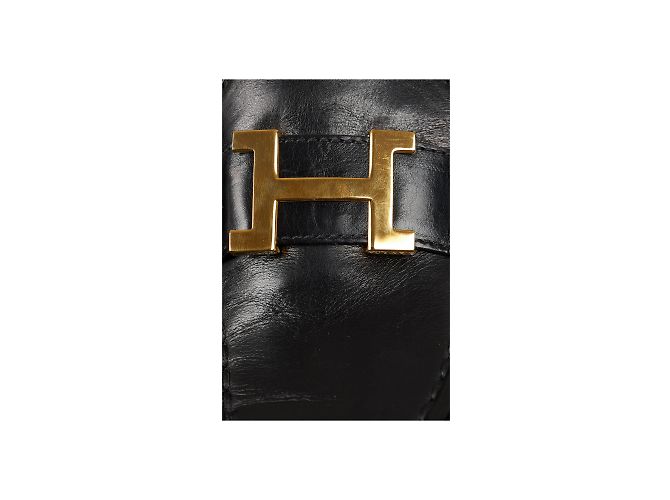 Hermès Constance Leather Heel Pumps  Black - view 5