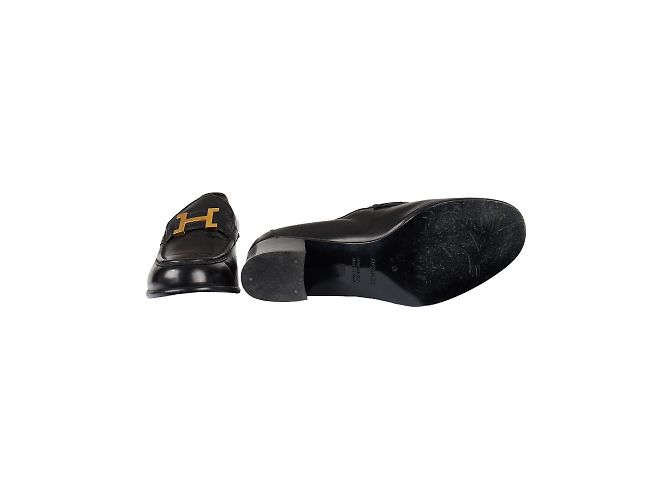 Hermès Constance Leather Heel Pumps  Black - view 9