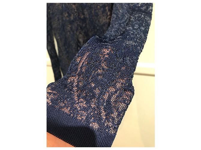 BALMAIN Kleider T.International M Viskose Blau - Ansicht 3