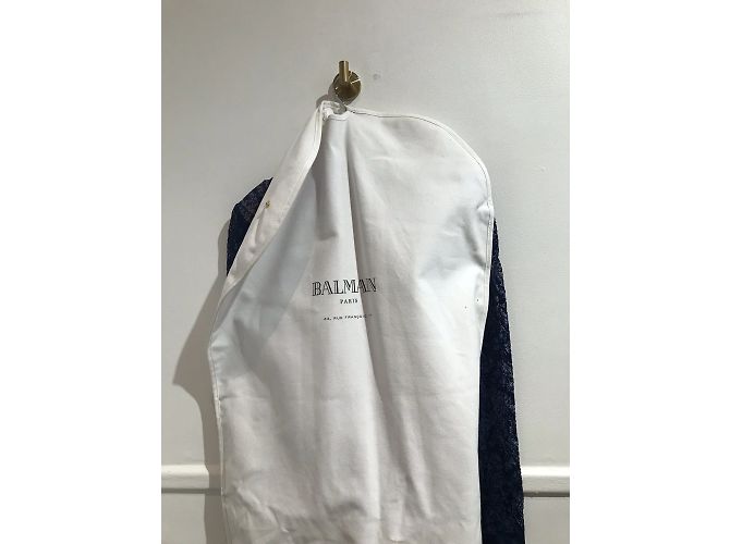 BALMAIN Kleider T.International M Viskose Blau - Ansicht 5