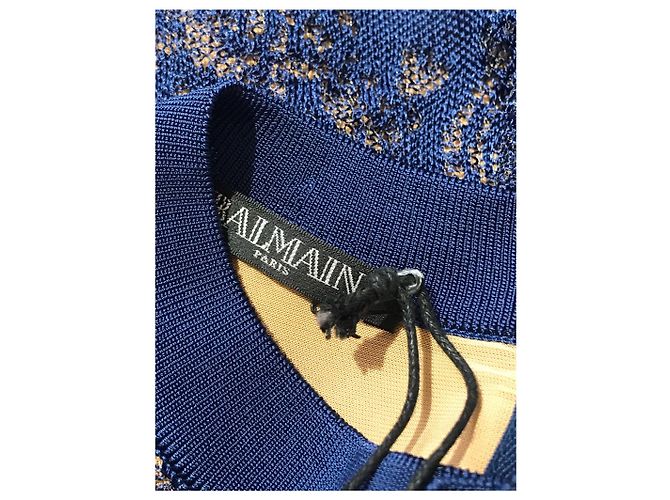 BALMAIN Kleider T.International M Viskose Blau - Ansicht 6