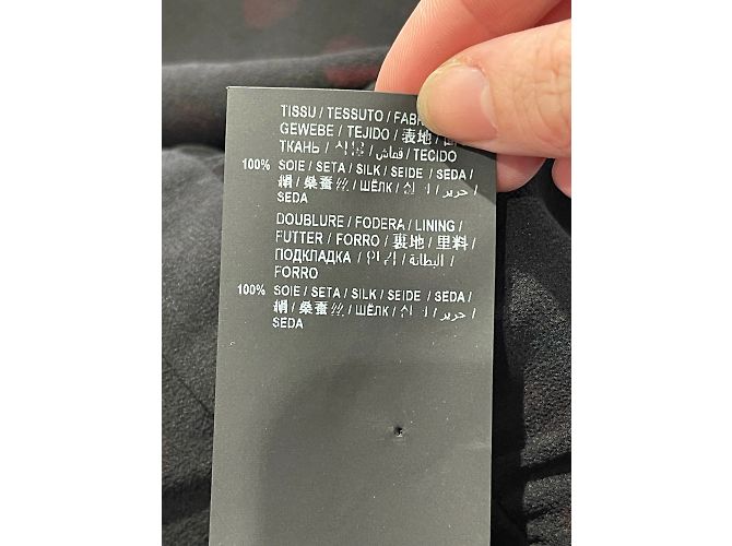 SAINT LAURENT Kleider T.FR 40 Seide Schwarz - Ansicht 10