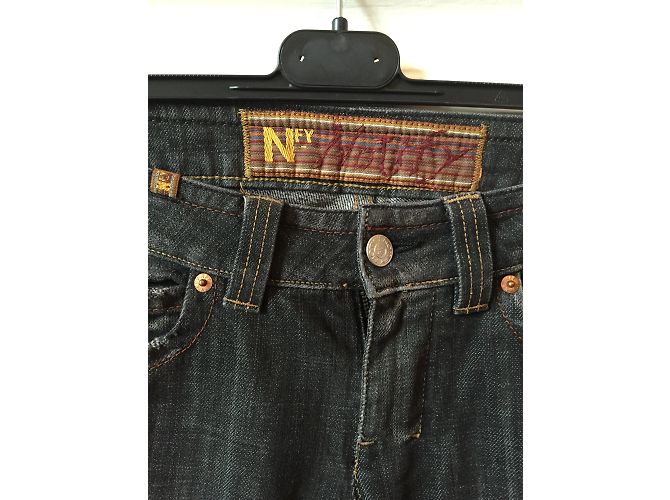 NOTIFY Jeans T.US 28 Algodão - elastano Preto - vista 3