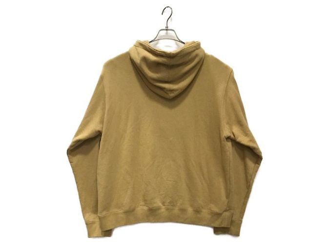 *** Kapuzenpullover mit halbem Reißverschluss und GUCCI-Logoprint Beige - Ansicht 2