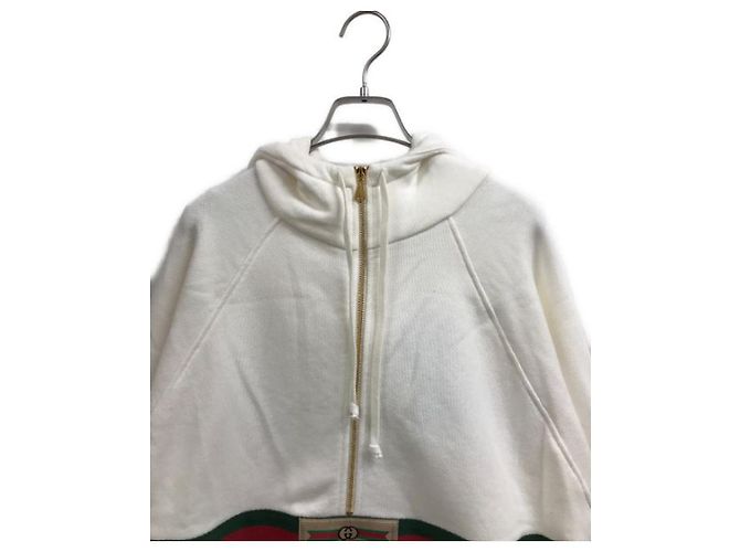 ***GUCCI×DISNEY (Gucci Disney)  Felpa con cappuccio e mezza zip Bianco - vista 3