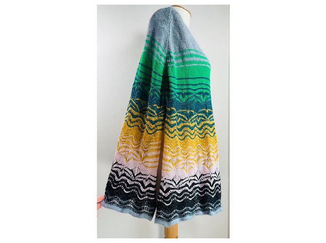 Missoni Poncho Mehrfarbig Wolle Mohair Mehrfarben - Ansicht 4