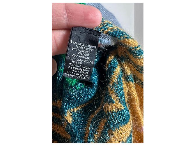 Missoni Poncho Mehrfarbig Wolle Mohair Mehrfarben - Ansicht 7