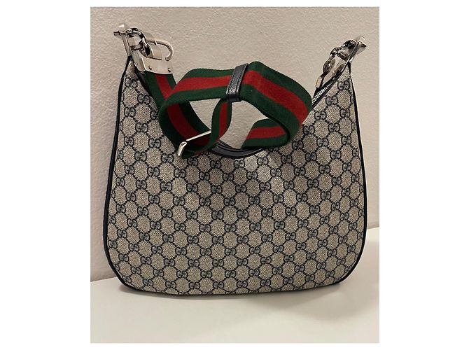 Borsa Gucci beige in pelle - vista 12